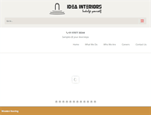 Tablet Screenshot of ideaainteriors.com
